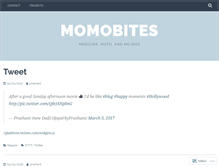 Tablet Screenshot of momobites.com